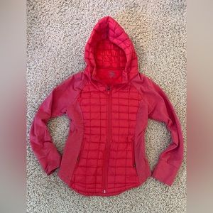 North face hooded jacket size S